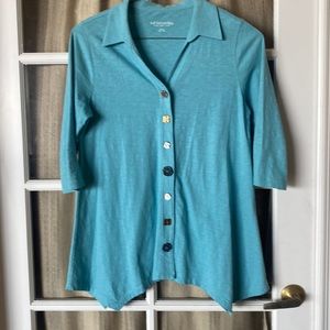Soft Surroundings Multi-button Tunic